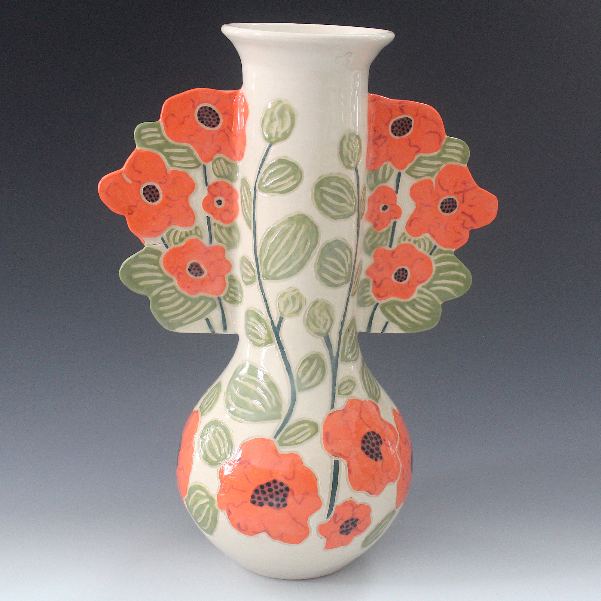 Spring Awakenings; Blooms in Paint and Clay